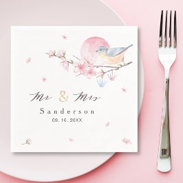 Servilleta De Papel Elegante Boda floral de primavera