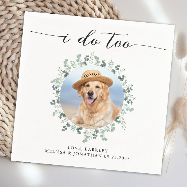 Servilleta De Papel Elegante Boda, hago un perro foto-Mascota muy mode (Subido por el creador)
