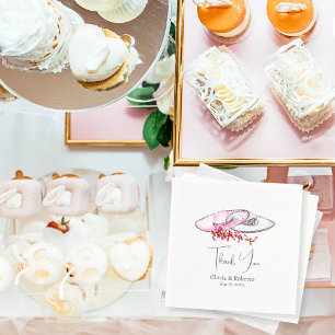 Servilleta De Papel Elegante Boda mexicana Floral Hacienda estilo