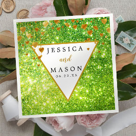 Servilleta De Papel Elegante Boda único y elegante