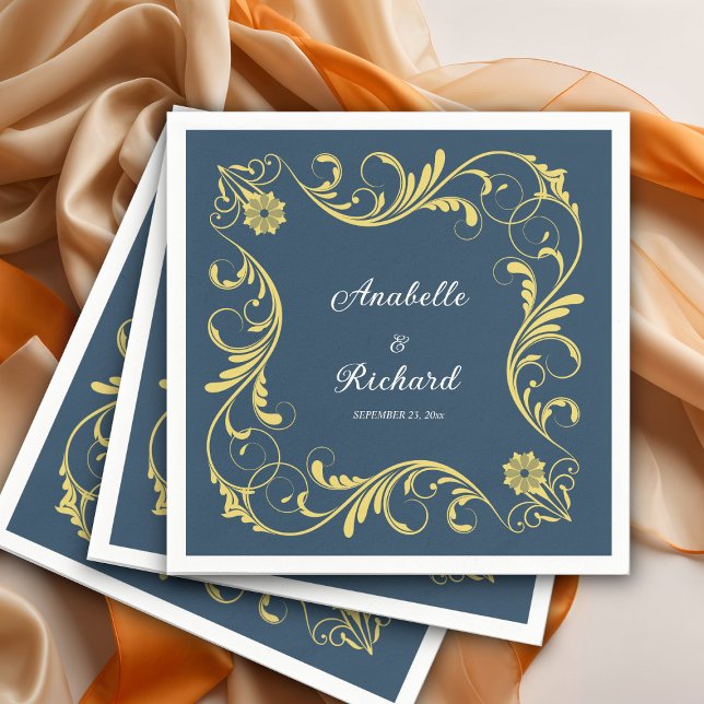 Servilleta De Papel Elegante Boda victoriano (Subido por el creador)