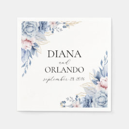 Servilleta De Papel Elegante Boho Wildflower