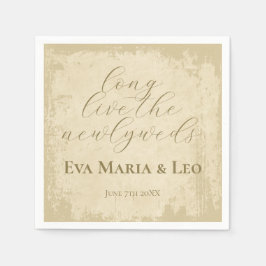 Servilleta De Papel Elegante Borde grueso fuera de blanco