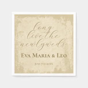 Servilleta De Papel Elegante Borde grueso fuera de blanco