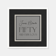 Elegante caligrafía Cincuenta y Fabuloso Unisex