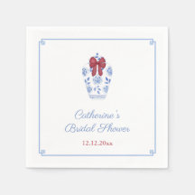 Elegante Chinoiserie Holidays Bridal Shower Fiesta