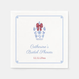 Servilleta De Papel Elegante Chinoiserie Holidays Bridal Shower Fiesta