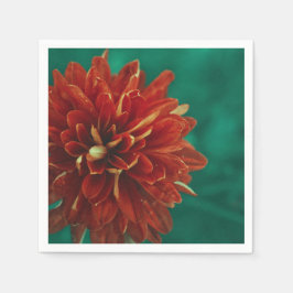 Servilleta De Papel Elegante Chrysanthemum Flower Paper Napkin