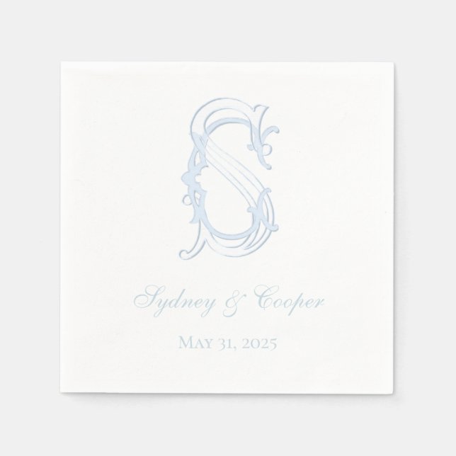 Servilleta De Papel Elegante Cocktail Napkins (Anverso)