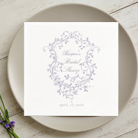 Elegante Cresta Floral de Lavanda Francesa para De