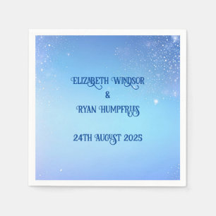 Servilleta De Papel Elegante diseño de espuma verde rosa y azul