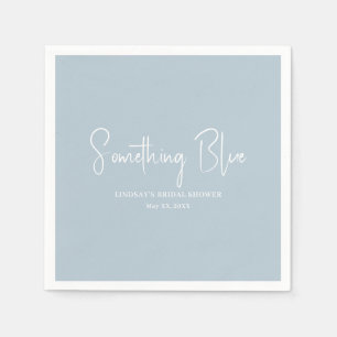 Servilleta De Papel Elegante ducha de boda azul claro