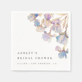 Servilleta De Papel Elegante Ducha de Novia Iris