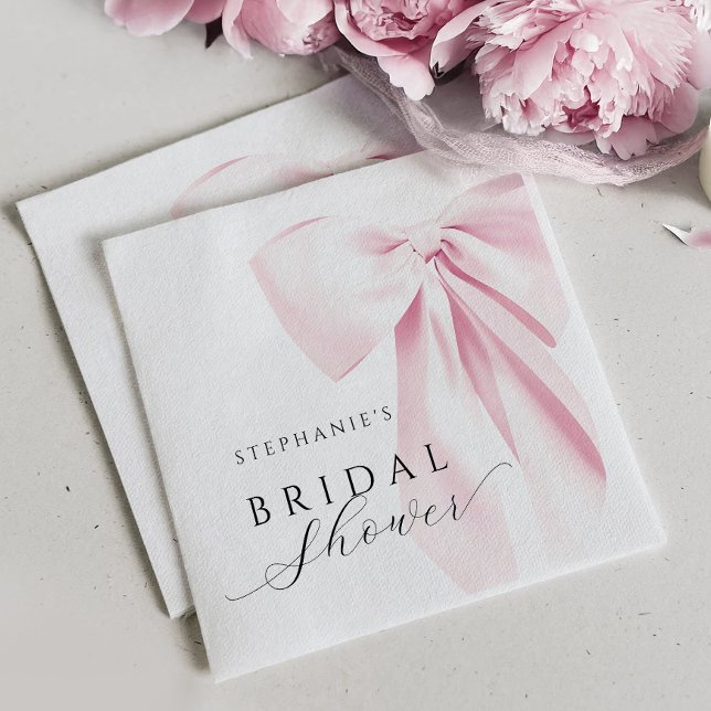 Servilleta De Papel Elegante ducha de novias con barba rosa (Subido por el creador)