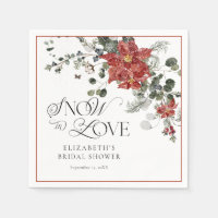 Elegante ducha de novias de invierno