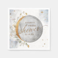 Elegante ducha Luna Celestial y Estrellas