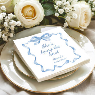 Servilleta De Papel Elegante duelo azul turbio de mano dibujado ducha 