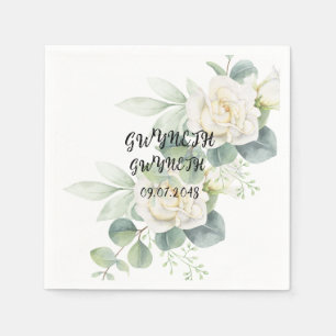 Servilleta De Papel Elegante eucalipto foto botánica Papel Napkin