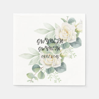 Servilleta De Papel Elegante eucalipto foto botánica Papel Napkin