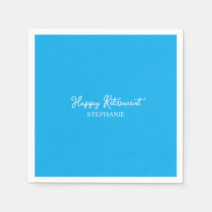 Servilleta De Papel Elegante Feliz Jubilación Cielo Azul