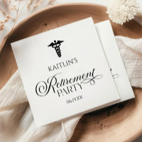 Elegante Fiesta de Jubilación de Caduceus Médico