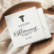 Elegante Fiesta de Jubilación de Caduceus Médico