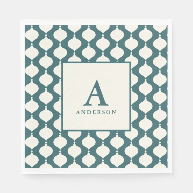 Servilleta De Papel Elegante fiesta de Navidades baudibles (Anverso)