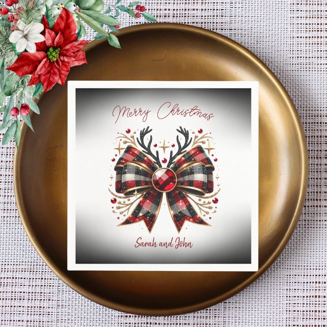 Servilleta De Papel Elegante Fiesta de Navidades de arco de plástico (Subido por el creador)