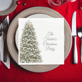 Servilleta De Papel Elegante Fiesta de Navidades navideños simples