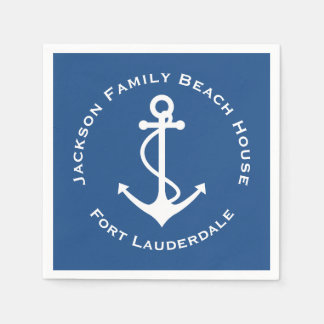 Servilleta De Papel Elegante Fiesta de playa Anchor Family