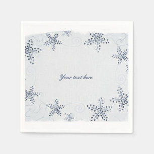 Servilleta De Papel Elegante Fiesta Starfish & Sequins Blue Beach