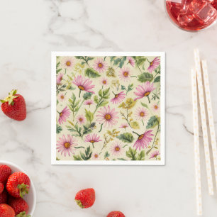 Servilleta De Papel Elegante floral de primavera