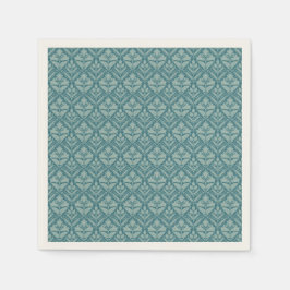 Servilleta De Papel Elegante Floral Vintage Damasco - Ornamental Clási