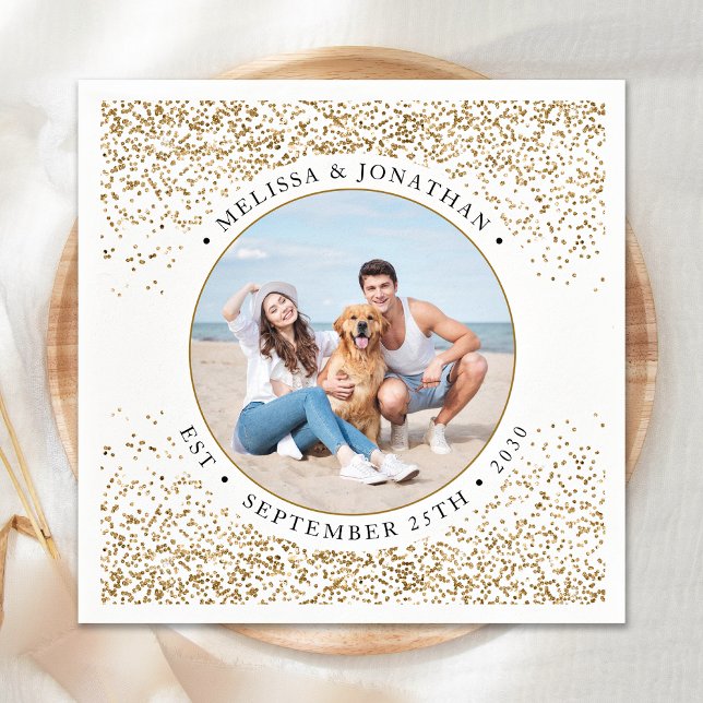 Servilleta De Papel Elegante foto Purpurina de oro personalizado de la (Subido por el creador)