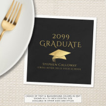 Elegante Graduado Black Faux Relieve metalizado do
