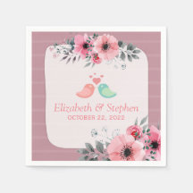 Elegante Hermoso Agua Floral Wedding Ducha