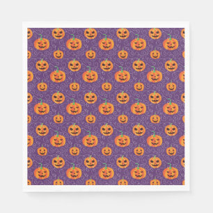Servilleta De Papel Elegante Jack O' Lanterns