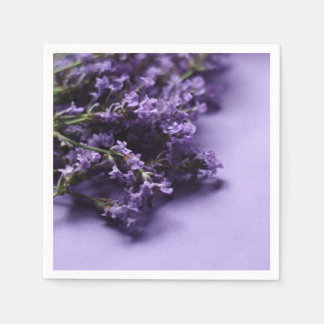 Servilleta de papel elegante lavanda