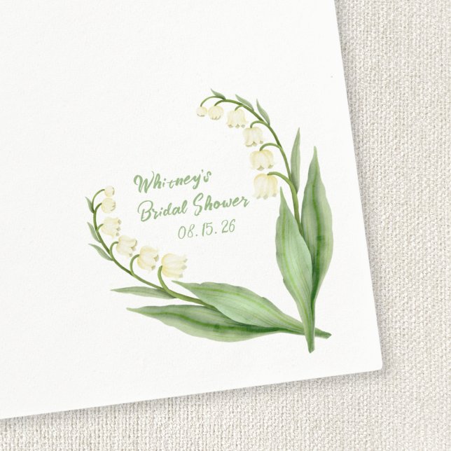 Servilleta De Papel Elegante Lily de la Ducha Bridal Personalizado del (Subido por el creador)