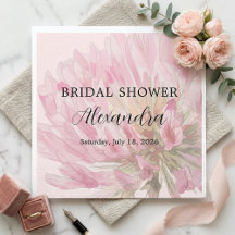 Elegante Lluvia de Boda Floral Rosa Romántica