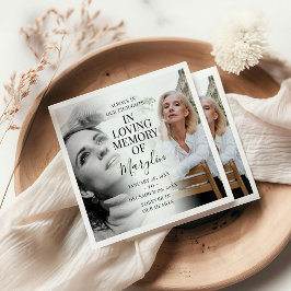 Servilleta De Papel Elegante monumento funerario antes y después de la