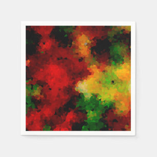 Servilleta De Papel Elegante, mosaico, multicolor, abstracto,