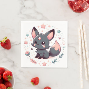 Servilleta De Papel Elegante Mythical Fox Baby Shower