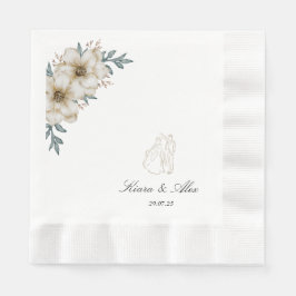 Servilleta De Papel Elegante Napkins de Boda Personalizada - Personali