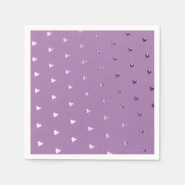 Servilleta De Papel Elegante Napkins de Papel Purple Heart