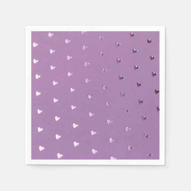 Servilleta De Papel Elegante Napkins de Papel Purple Heart (Anverso)
