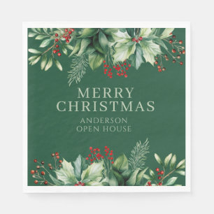 Servilleta De Papel Elegante Navidad