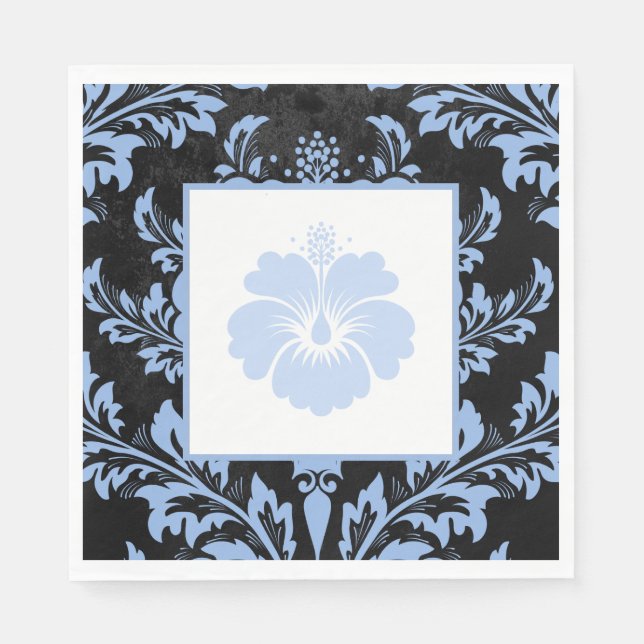 Servilleta De Papel Elegante papel personalizado de Navidades damascos (Anverso)