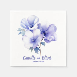Servilleta De Papel Elegante Periwinkle 2: servilletas Bodas personali