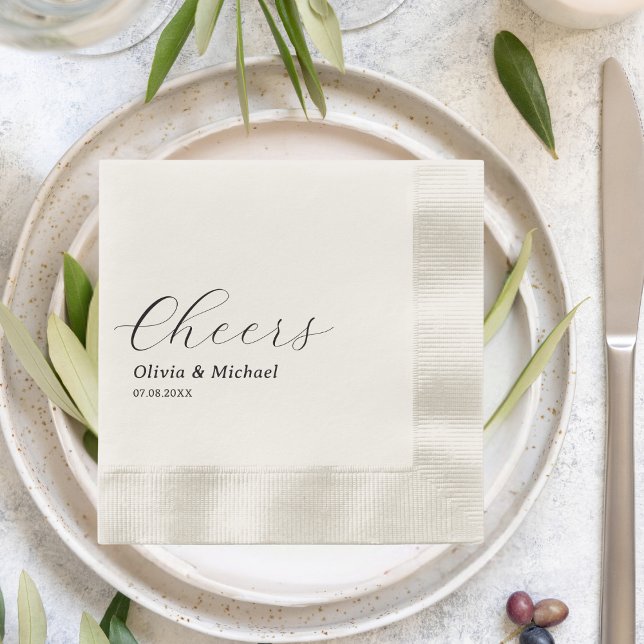 Servilleta De Papel Elegante Personalizado de animadores de cena de en (Subido por el creador)